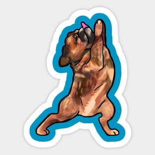 Warrior pose Sticker